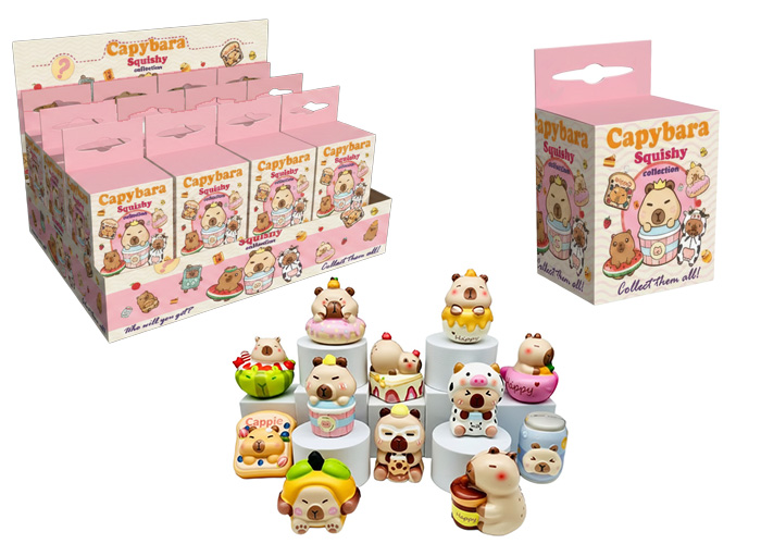 CAPIBARA Squishy 12cm In Blind Box In espo da 12pz 12ass…x12…x240